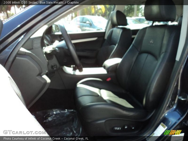 Blue Slate Metallic / Graphite 2008 Infiniti G 35 Sedan
