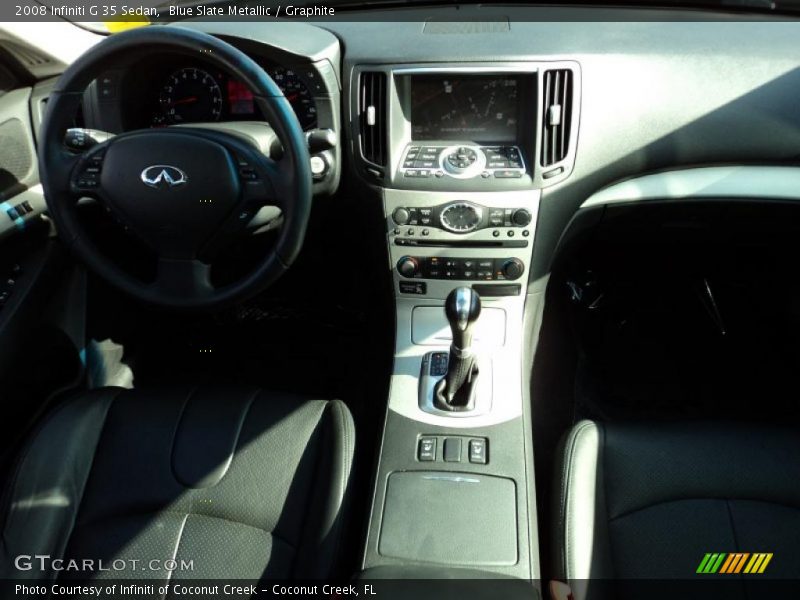 Blue Slate Metallic / Graphite 2008 Infiniti G 35 Sedan