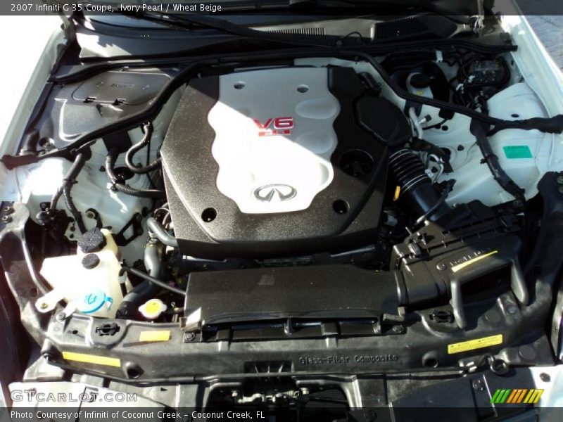 Ivory Pearl / Wheat Beige 2007 Infiniti G 35 Coupe