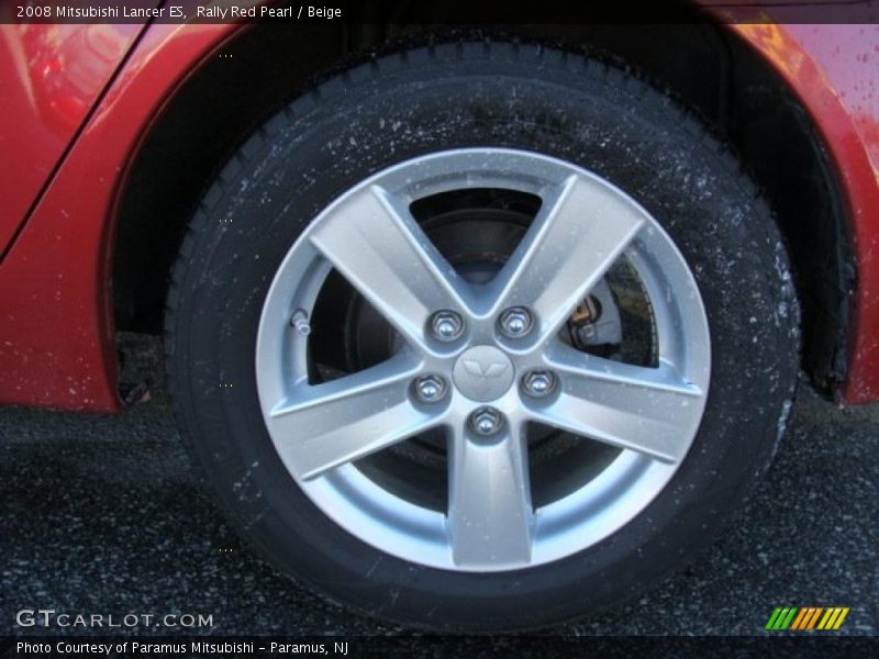 Rally Red Pearl / Beige 2008 Mitsubishi Lancer ES