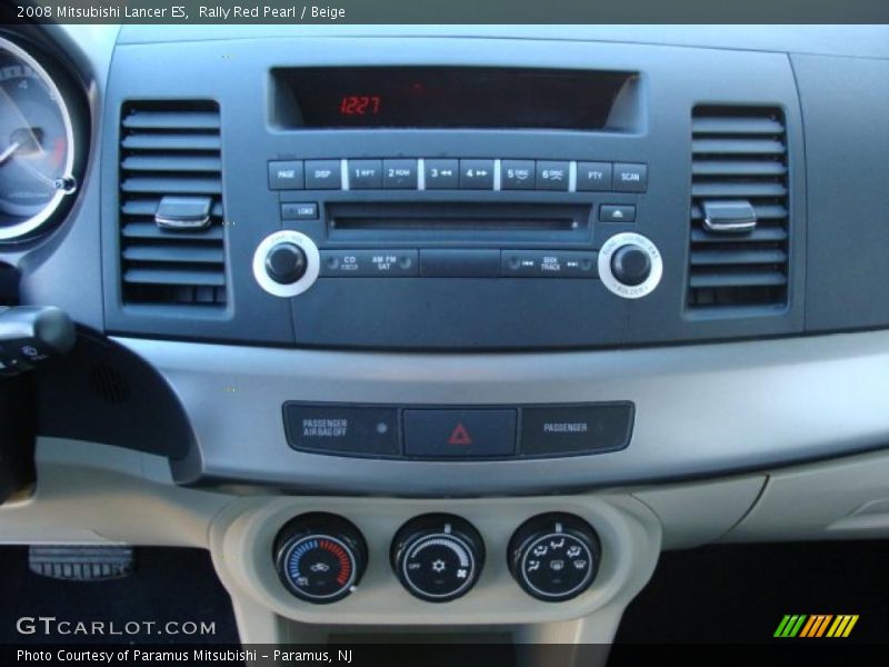 Rally Red Pearl / Beige 2008 Mitsubishi Lancer ES