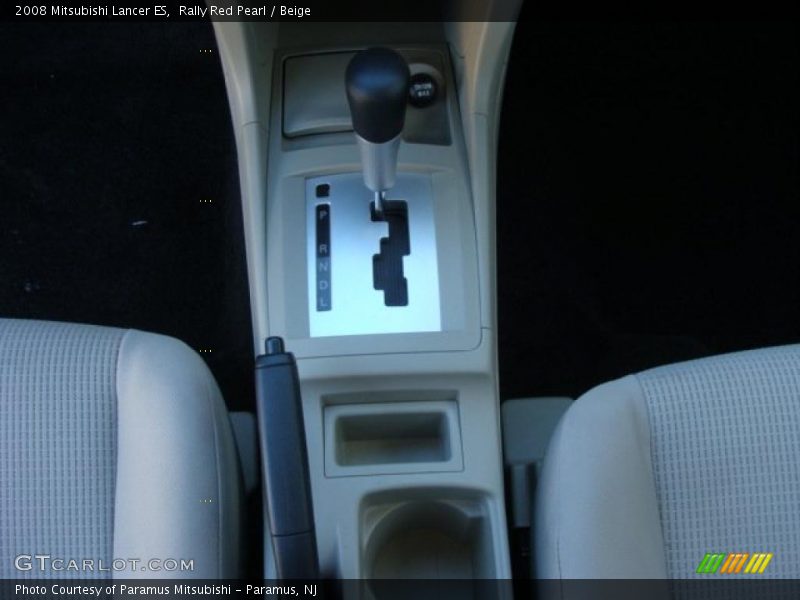 Rally Red Pearl / Beige 2008 Mitsubishi Lancer ES