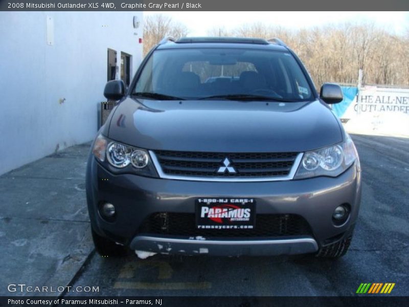 Graphite Gray Pearl / Black 2008 Mitsubishi Outlander XLS 4WD