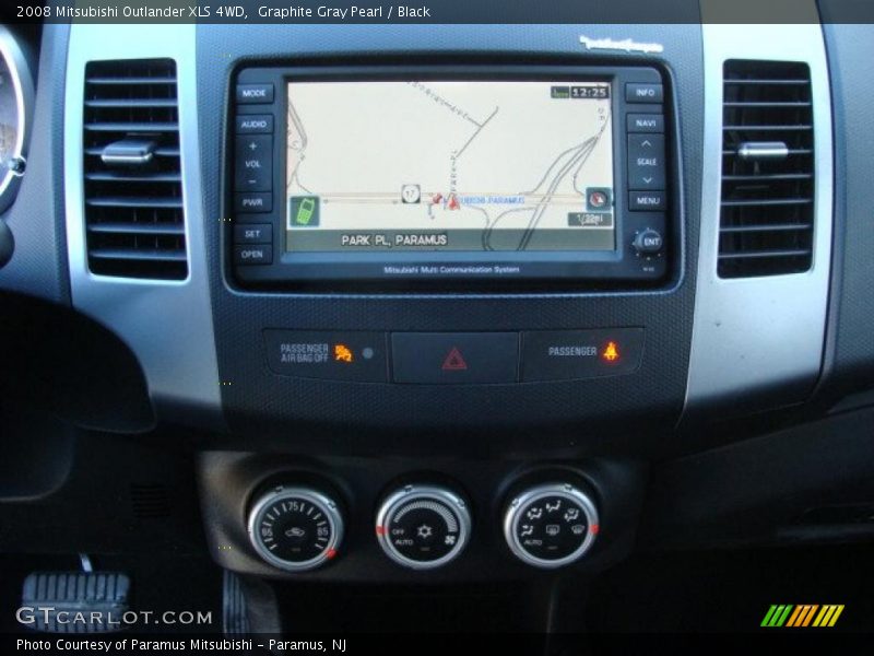 Graphite Gray Pearl / Black 2008 Mitsubishi Outlander XLS 4WD
