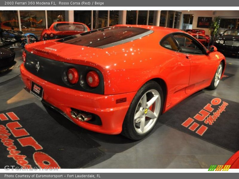 Rosso Corsa (Red) / Beige 2003 Ferrari 360 Modena F1