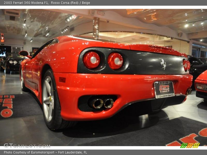 Rosso Corsa (Red) / Beige 2003 Ferrari 360 Modena F1