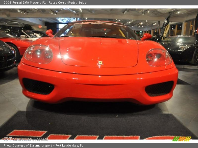 Rosso Corsa (Red) / Beige 2003 Ferrari 360 Modena F1