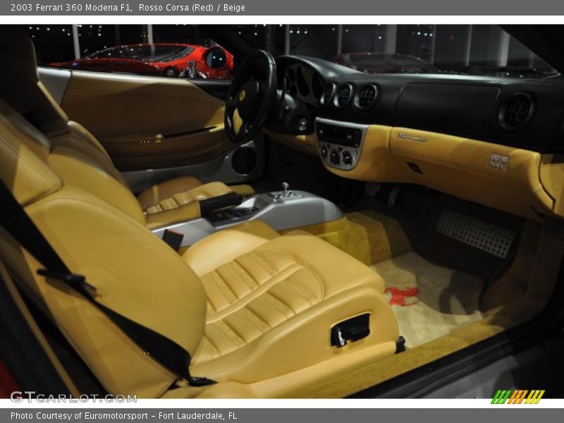 Rosso Corsa (Red) / Beige 2003 Ferrari 360 Modena F1