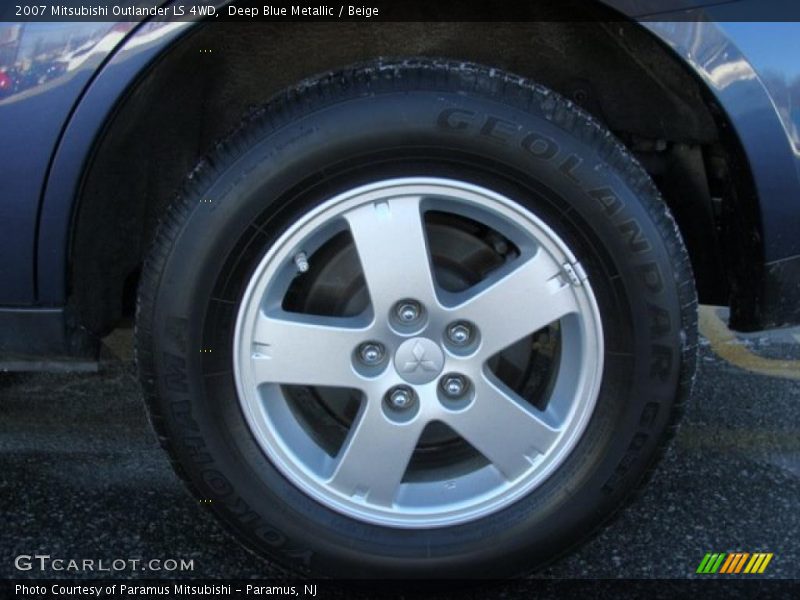 Deep Blue Metallic / Beige 2007 Mitsubishi Outlander LS 4WD