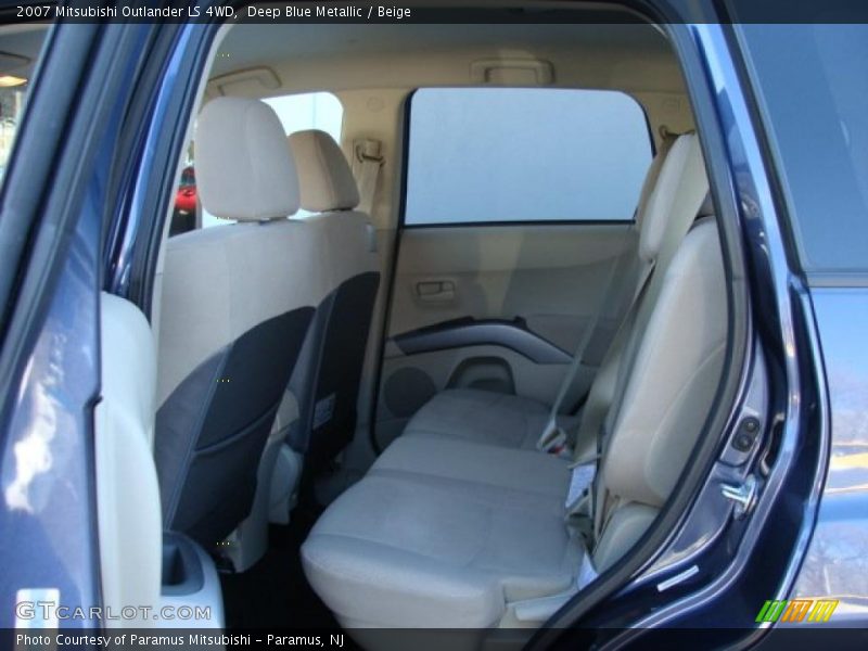Deep Blue Metallic / Beige 2007 Mitsubishi Outlander LS 4WD