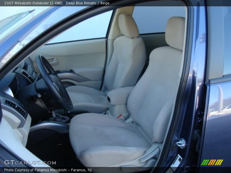 Deep Blue Metallic / Beige 2007 Mitsubishi Outlander LS 4WD