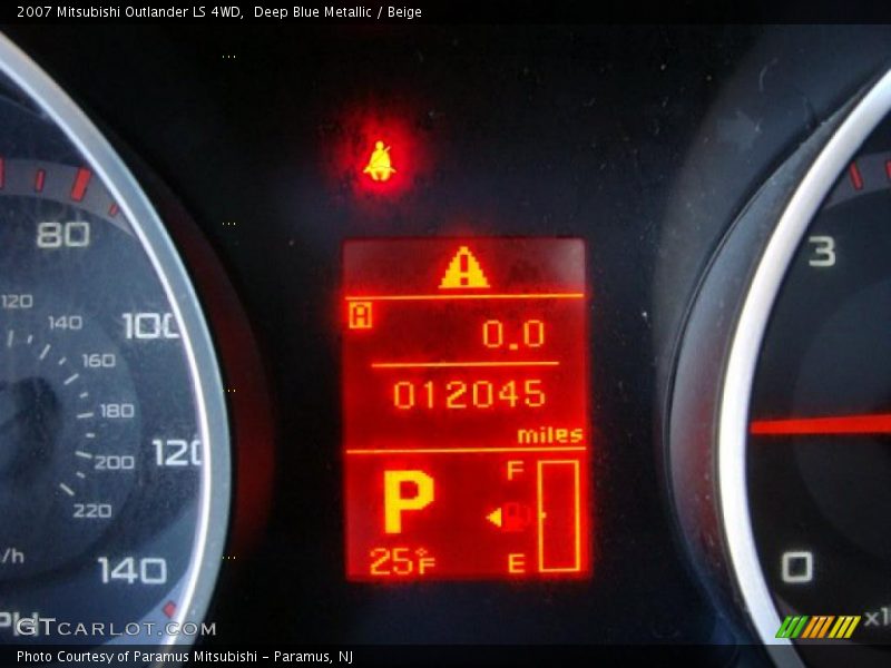 Deep Blue Metallic / Beige 2007 Mitsubishi Outlander LS 4WD