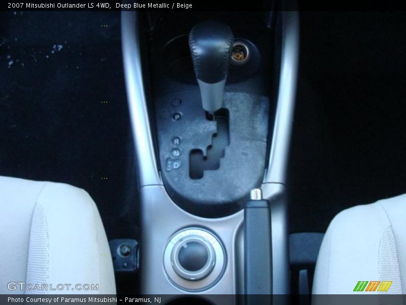 Deep Blue Metallic / Beige 2007 Mitsubishi Outlander LS 4WD