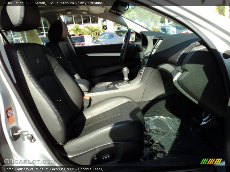 Liquid Platinum Silver / Graphite 2008 Infiniti G 35 Sedan