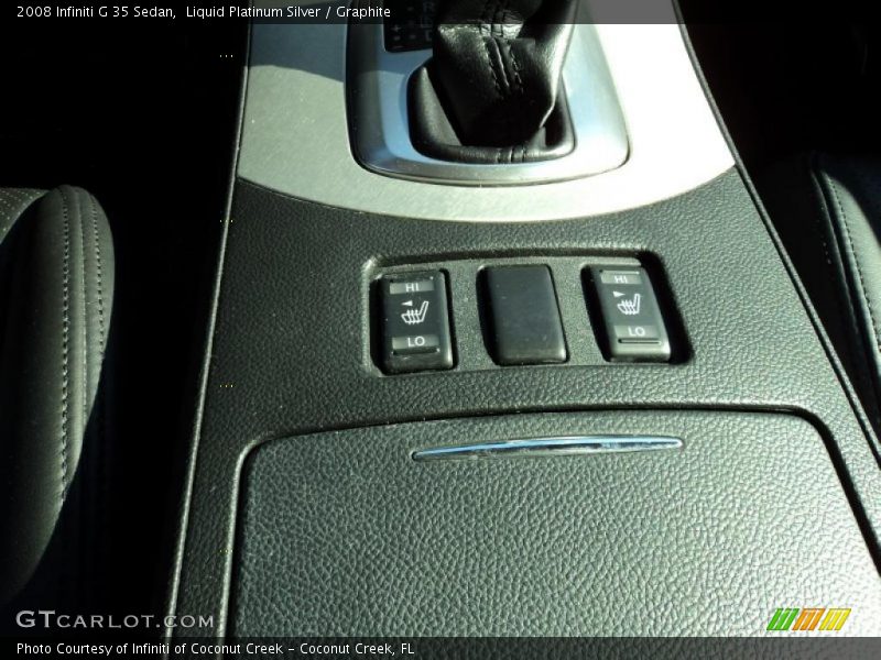Liquid Platinum Silver / Graphite 2008 Infiniti G 35 Sedan