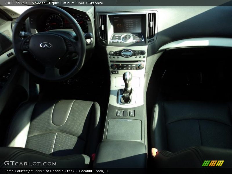 Liquid Platinum Silver / Graphite 2008 Infiniti G 35 Sedan