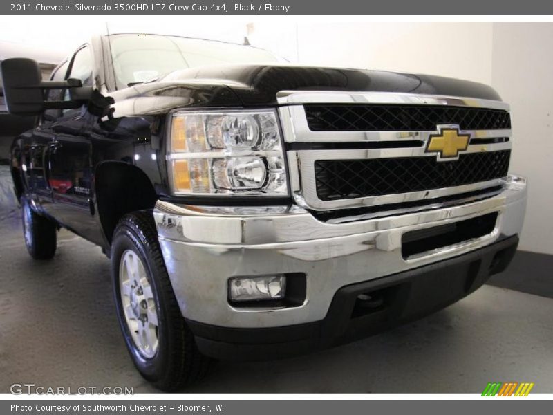 Black / Ebony 2011 Chevrolet Silverado 3500HD LTZ Crew Cab 4x4