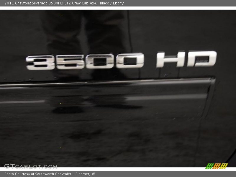 Black / Ebony 2011 Chevrolet Silverado 3500HD LTZ Crew Cab 4x4