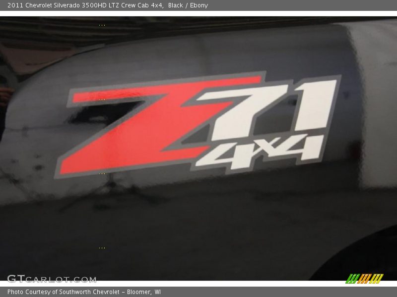 Black / Ebony 2011 Chevrolet Silverado 3500HD LTZ Crew Cab 4x4