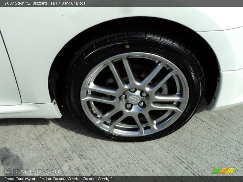 Blizzard Pearl / Dark Charcoal 2007 Scion tC