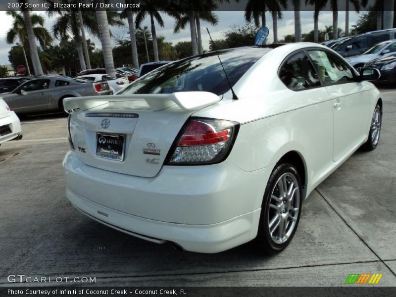 Blizzard Pearl / Dark Charcoal 2007 Scion tC