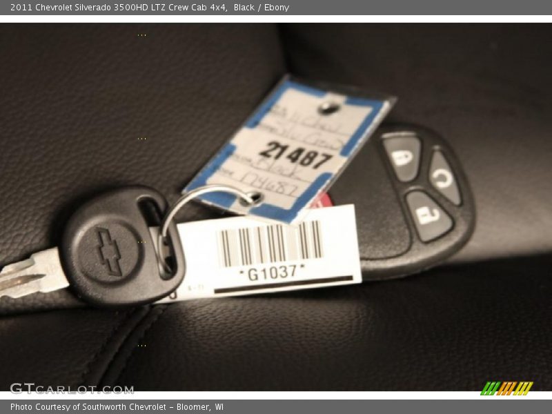 Black / Ebony 2011 Chevrolet Silverado 3500HD LTZ Crew Cab 4x4