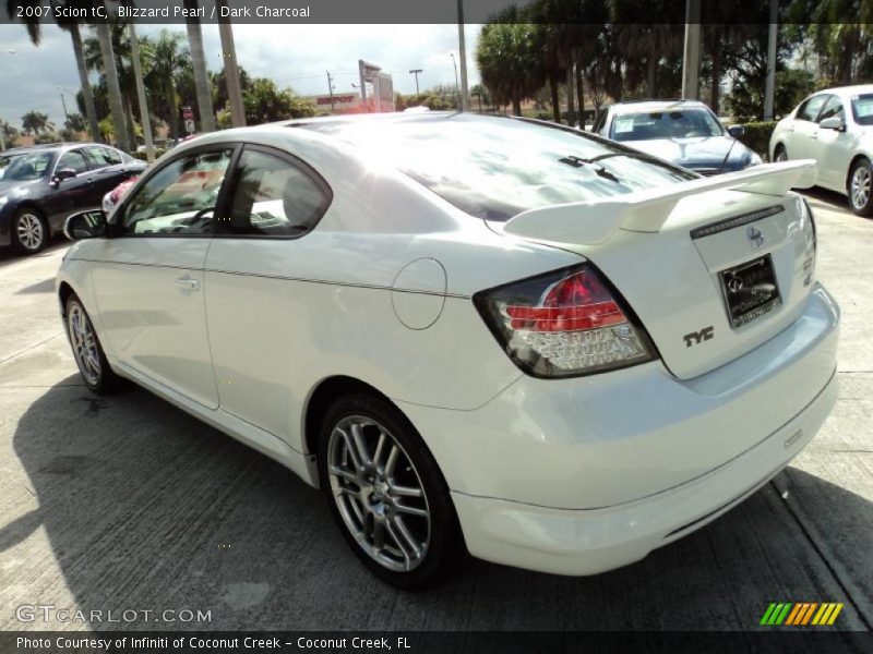 Blizzard Pearl / Dark Charcoal 2007 Scion tC