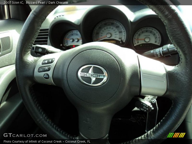 Blizzard Pearl / Dark Charcoal 2007 Scion tC