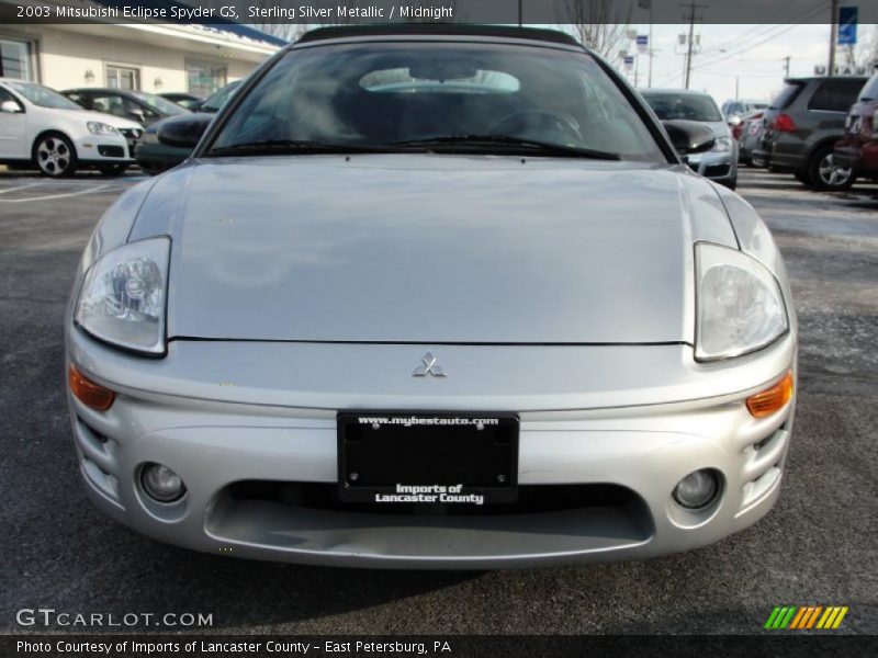 Sterling Silver Metallic / Midnight 2003 Mitsubishi Eclipse Spyder GS