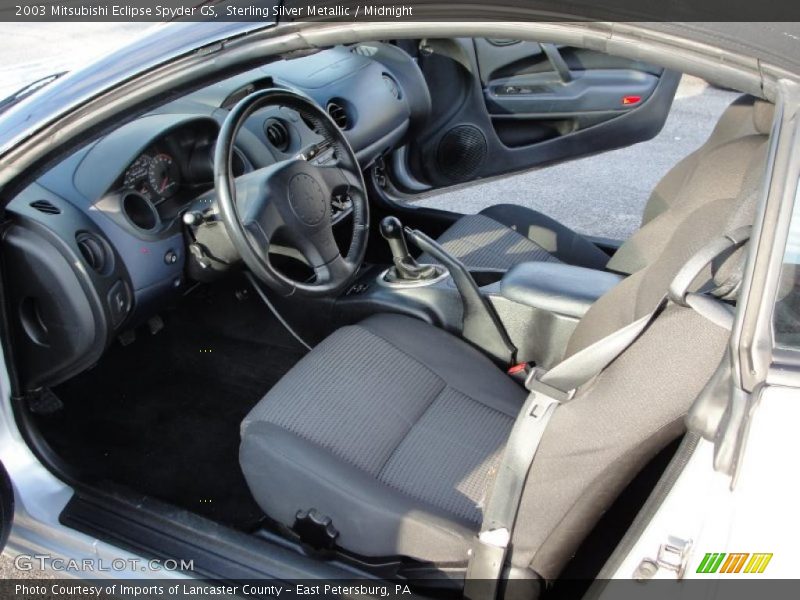  2003 Eclipse Spyder GS Midnight Interior