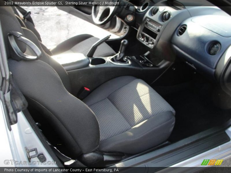Sterling Silver Metallic / Midnight 2003 Mitsubishi Eclipse Spyder GS