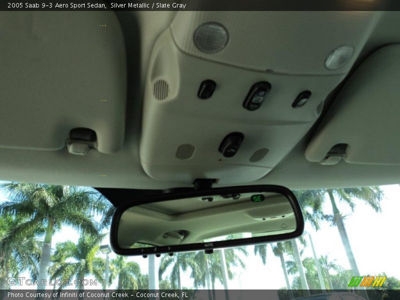 Silver Metallic / Slate Gray 2005 Saab 9-3 Aero Sport Sedan