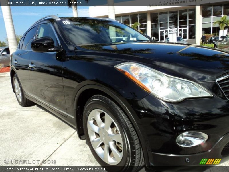 Black Obsidian / Chestnut 2008 Infiniti EX 35