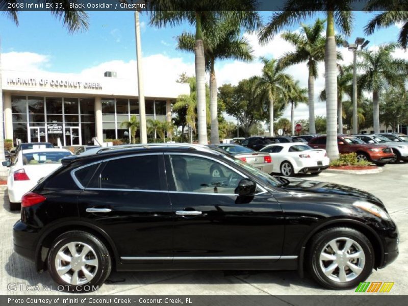 Black Obsidian / Chestnut 2008 Infiniti EX 35