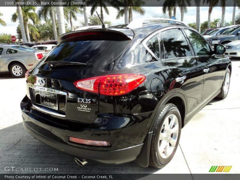 Black Obsidian / Chestnut 2008 Infiniti EX 35