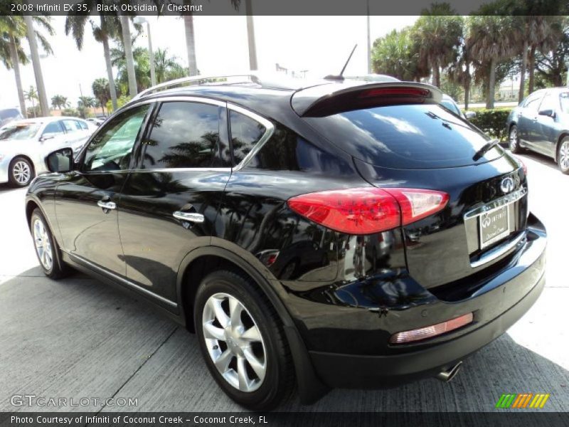 Black Obsidian / Chestnut 2008 Infiniti EX 35