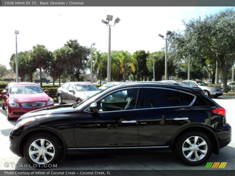 Black Obsidian / Chestnut 2008 Infiniti EX 35