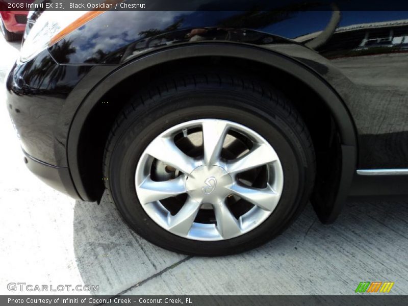 Black Obsidian / Chestnut 2008 Infiniti EX 35