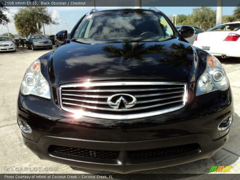 Black Obsidian / Chestnut 2008 Infiniti EX 35