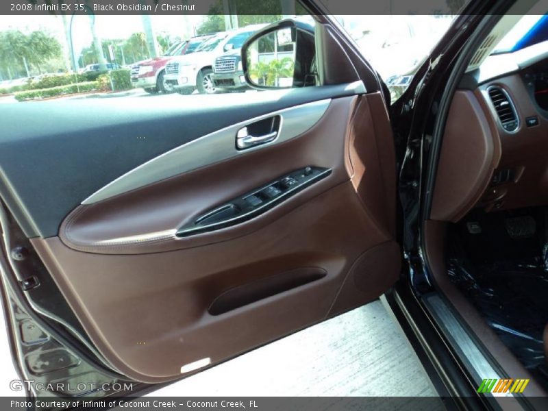 Black Obsidian / Chestnut 2008 Infiniti EX 35