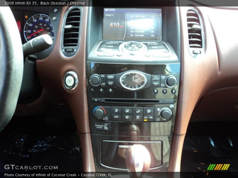Black Obsidian / Chestnut 2008 Infiniti EX 35