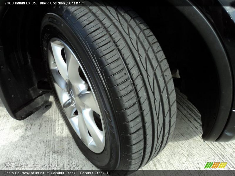 Black Obsidian / Chestnut 2008 Infiniti EX 35