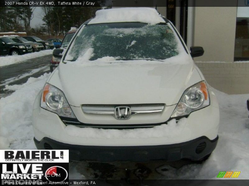 Taffeta White / Gray 2007 Honda CR-V EX 4WD