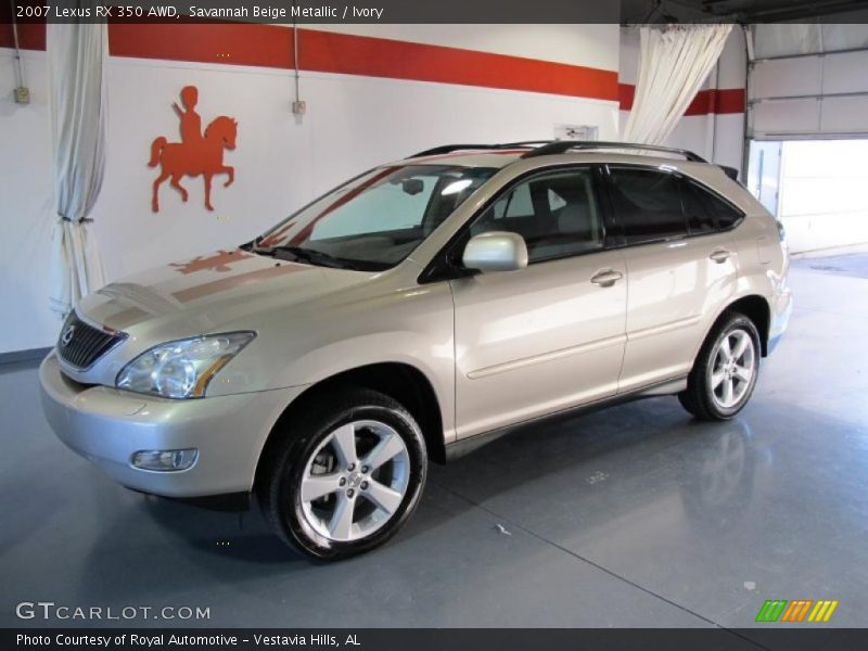 Savannah Beige Metallic / Ivory 2007 Lexus RX 350 AWD