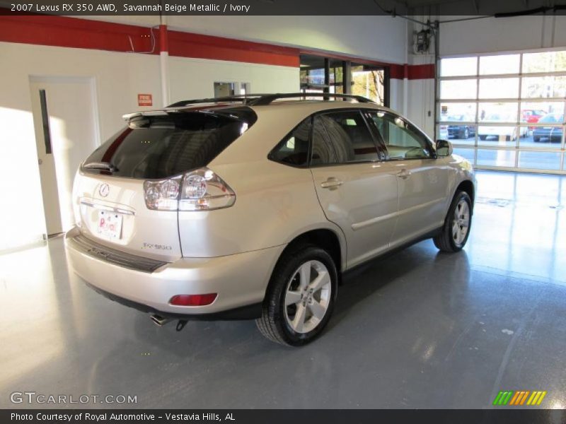 Savannah Beige Metallic / Ivory 2007 Lexus RX 350 AWD