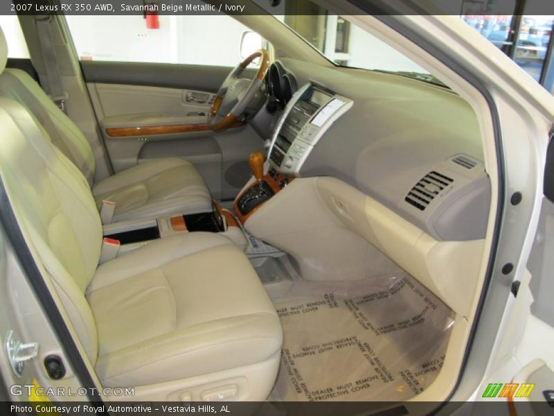 Savannah Beige Metallic / Ivory 2007 Lexus RX 350 AWD