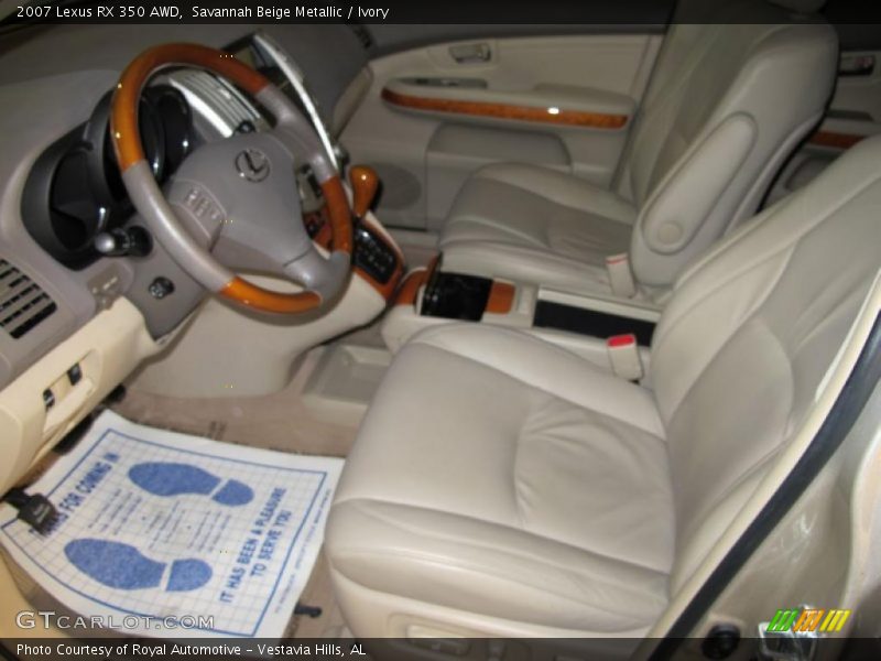 Savannah Beige Metallic / Ivory 2007 Lexus RX 350 AWD