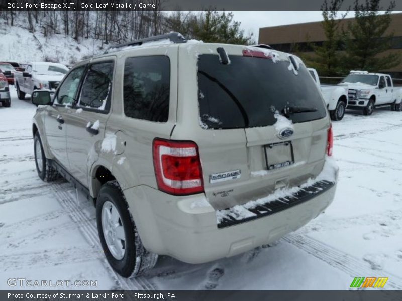 Gold Leaf Metallic / Camel 2011 Ford Escape XLT