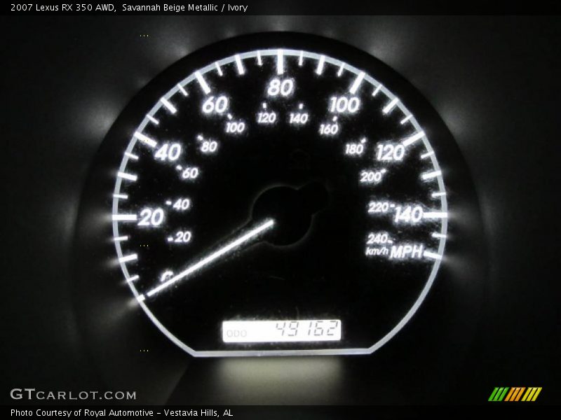 Savannah Beige Metallic / Ivory 2007 Lexus RX 350 AWD