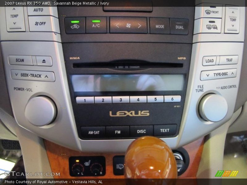 Savannah Beige Metallic / Ivory 2007 Lexus RX 350 AWD